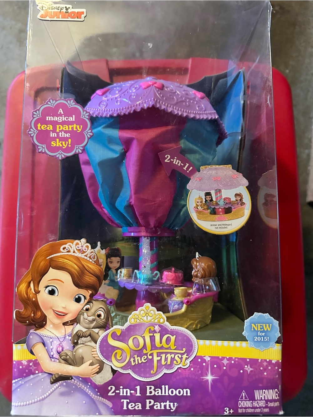 2-in-1 Balloon Tea Party - Purple/Blue
